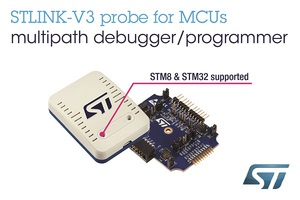 意法半導體推出STLINK-V3探針，可簡化STM8和STM32工作台或現場燒寫代碼