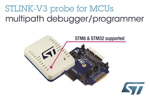意法半导体推出STLINK-V3探针,可简化STM8和STM32工作台或现场烧写代码