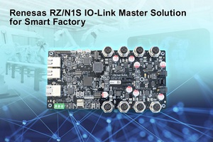 瑞萨电子推出新的IO-Link主站开发套件RZ/N1S IO-Link