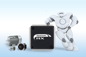 瑞萨电子推出针对工业、家用电器与机器人设备中的马达控制优化的32位元RX66T MCU群组