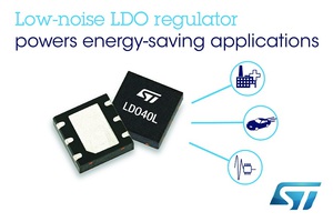 意法半導體低雜訊節能型LDO穩壓器