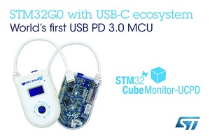 意法半導體生態系統擴充功能支援微控制器以USB-C作為標準介面
