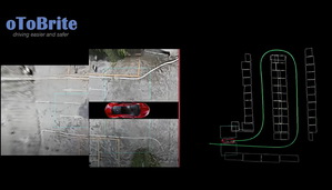 利用自动停车系统的停车格侦测画面