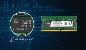 以宇瞻DDR4-2666寬溫記憶體為例，透過認明IC倒數第3碼的「I」，即可確保為工業級寬溫規格