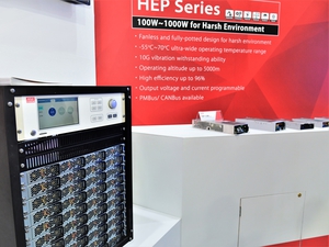 明緯於今年Computex發表全球首次曝光的系統電源、傳導散熱電源兩大系列產品。