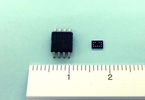 MB85AS8MT採用極小的晶圓級晶片尺寸封裝 (WL-CSP)