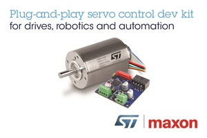 意法半导体与maxon合作开发机器人及自动化精密马达控制解决方案