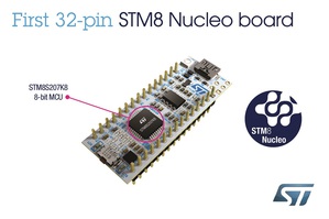 意法半導體推出平價且相容性高之STM8 Nucleo-32開發板