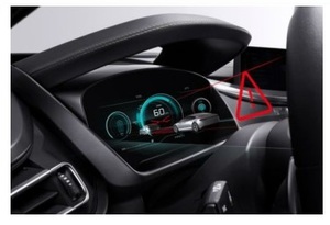 Bosch車用3D Display示意圖
