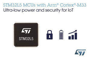 意法半导体STM32L5首款兼具超低功耗与资料安全的IoT微控制器