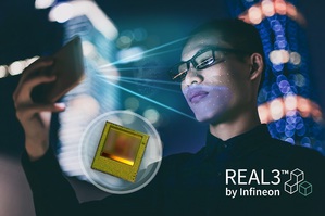 英飛凌與 Qualcomm合作開發的參考設計採用 REAL3 3D 飛時測距(ToF)感測器，為智慧型手機製造商提供標準化、成本效益與方便設計整合等優勢。