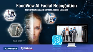 研華FaceView工業App整合訊連科技 AI 推理引擎 FaceMe，此方案可用於零售業、餐旅業、運輸業及智慧建築等領域中的非接觸式與遠端存取服務