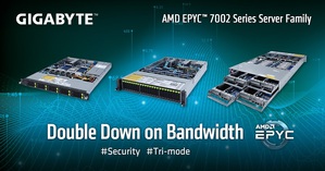 技嘉发表6款搭载第二代AMD EPYC处理器伺服器产品，包含标准机架式伺服器R系列与高密度伺服器H系列