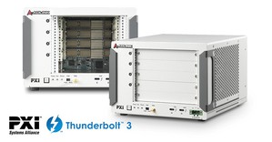 凌華科技推出為新款適合各種測試與量測應用的4槽Thunderbolt 3可攜式PXI Express 機箱--PXES-2314T。