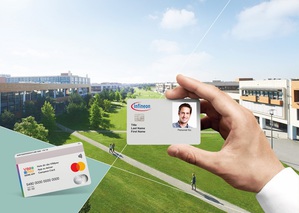 英飛凌德國總部的新員工識別證將結合高安全性的辦公大樓門禁管理與彈性的非接觸式Mastercard支付功能。