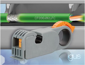 igus新型chainflex Profinet耐弯曲电缆可快速装配电缆