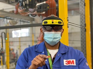 3M與微軟共同開發了Microsoft HoloLens 2 (HL2) 混合實境穿戴裝置