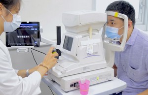 新竹马偕医院导入筑波医电看得健100智慧眼科系统辅助看诊