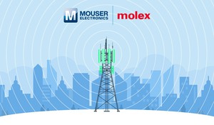 貿澤電子 (Mouser ) 與Molex合作推出全新的內容流網站，介紹新世代天線及其適用的5G、物聯網 (IoT)、無線連線和汽車設計等眾多應用。