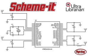 Scheme-it工具新功能包括提供Ultra Librarian符号整合、自订符号编辑器，以及在线路图中加入数学方程式的功能
