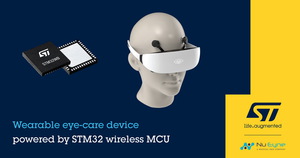 Nu Eyne穿戴式眼部治疗设备采用意法半导体的STM32无线微控制器