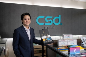 CSD中衛營運長張德成期許透過SAP的ERP系統，讓CSD中衛成為世界級品牌。