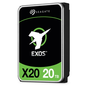 Seagate Exos X20 为云端储存设计，可实现最大储存容量和最高机架空间使用效率