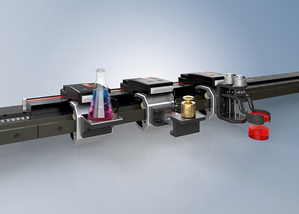 透過無電纜技術 ,倍福XTS的動子可以成為移動搬運或處理站,從而將 XTS擴展為高度靈活的多機器人系統。