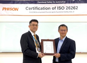 SGS 集团颁发车用功能安全设计流程认证 ISO 26262 证书予群联电子