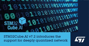 意法半导体STM32Cube.AI开发工具扩充支援深度量化神经网路