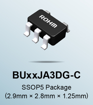 ROHM推出300mA輸出小型車規LDO穩壓器「BUxxJA3DG-C系列」