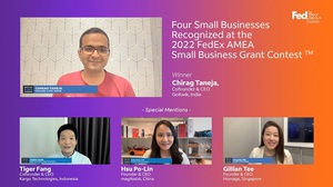 联邦快递举办2022年度中小企业大赛，来自印度、印尼、中国和新加坡的四家公司将分享总共6.9万美元的奖金