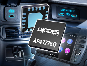 Diodes公司針對車內預裝USB充電快速增加的各種機會，推出高度整合的雙通道USB Type-C協定解碼器