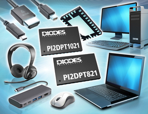 Diodes推出全新ReTimer为USB-C/DP设计带来高能效、低延迟的操作