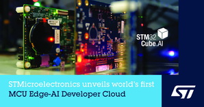 意法半導體推出全球首個雲端MCU邊緣AI開發者平台