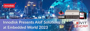 宜鼎国际前进德国纽伦堡Embedded World嵌入式电子与工业电脑应用展，展示多项AIoT及工业级嵌入式模组解决方案。