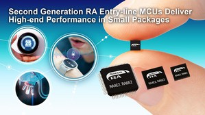 瑞萨32位元RA MCU系列增加两款新产品，包括RA4E2和RA6E2 MCU以小型封装提供最高200 MHz的性能和丰富的周边选项。