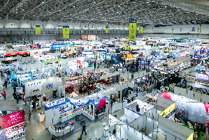 台北国际自行车展今年达850家业者使用3050个摊位。(贸协提供)