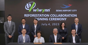 緯穎與馬來西亞Senai Airport City簽訂工業區植樹合作協議，實踐自然減碳與環境共好。