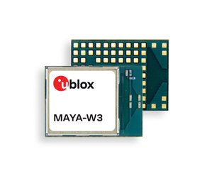 u-blox MAYA-W3把Wi-Fi 6和6 GHz頻段的效益帶入工業應用，可防止網路擁塞並確保電源效率。