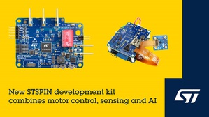 意法半导体智慧致动器STSPIN叁考设计整合马达控制、感测器和边缘人工智慧