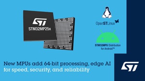 意法半導體第二代STM32微處理器推動智慧邊緣發展，提升處理性能和工業韌性