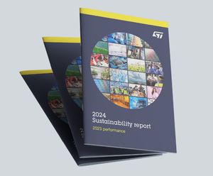 意法半導體發布2024年永續發展報告--於2023年再生能源發電購電量比重自2022年的62%增至71%，穩定朝向達成2027年碳中和範圍1和2全部目標與部分範圍3之目標邁進。