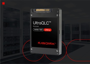 全新 SANDISK 256TB NVMe SSD 搭載 UltraQLC 平台，具備高效的傳輸速度與能源效率，亦降低高容量應用在超大規模雲端環境中的總體擁有成本。