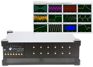 Spectrum全新 DN6.33x 數位轉換器具備 12 位元解析度,最多可提供 6 個通道於 10 GS/s 或最多 12 個通道於 5 GS/s。