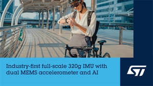 業界首創搭載雙MEMS加速度計與內建AI的慣性測量單元(IMU),
最高量測範圍達320g,精準掌握高衝擊力道