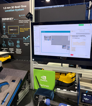 ZeroKey的「The ASSEMBLY Show」上推出由Quantum RTLS輔助的OmniVisor AI平台。將結合精度達毫米的3D定位資料與代理式AI，打造即時工廠智慧。（source：ZeroKey）