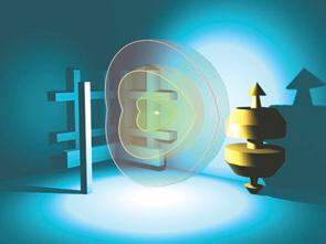 《圖七 以三維立體貼圖的方式模擬非常複雜的打光效果的例子》