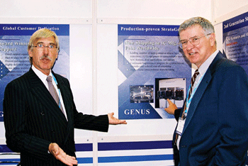 《圖八　Genus技術長暨執行副總裁Thomas E. Seidel（右）與全球市場行銷執行副總裁Werner Rust》