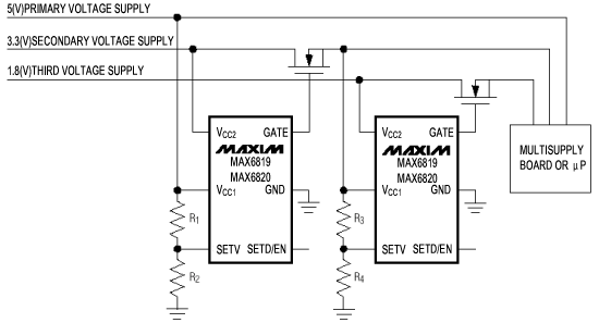《图七 三种不同电压电源的顺序控制》